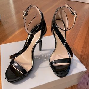 Jessica Simpson Black Patent Heels